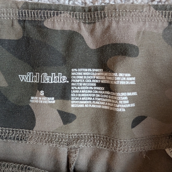 Camo green cotton leggings - Picture 2 of 2